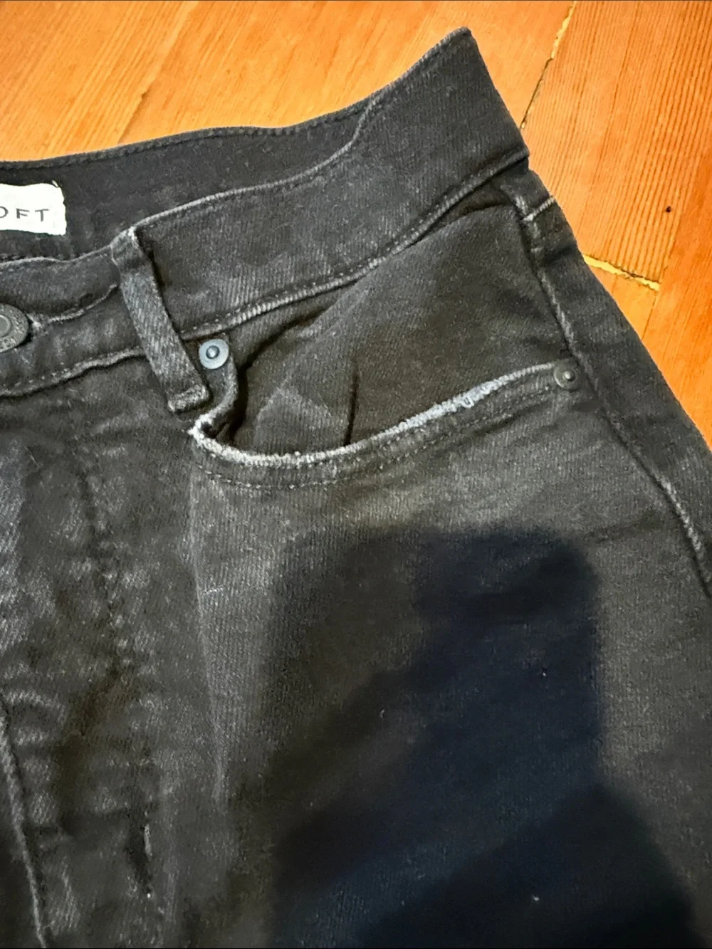 LOFT Black Slim Straight Women's Jeans